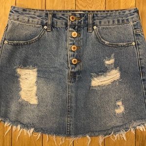 Forever 21 Jean Skirt